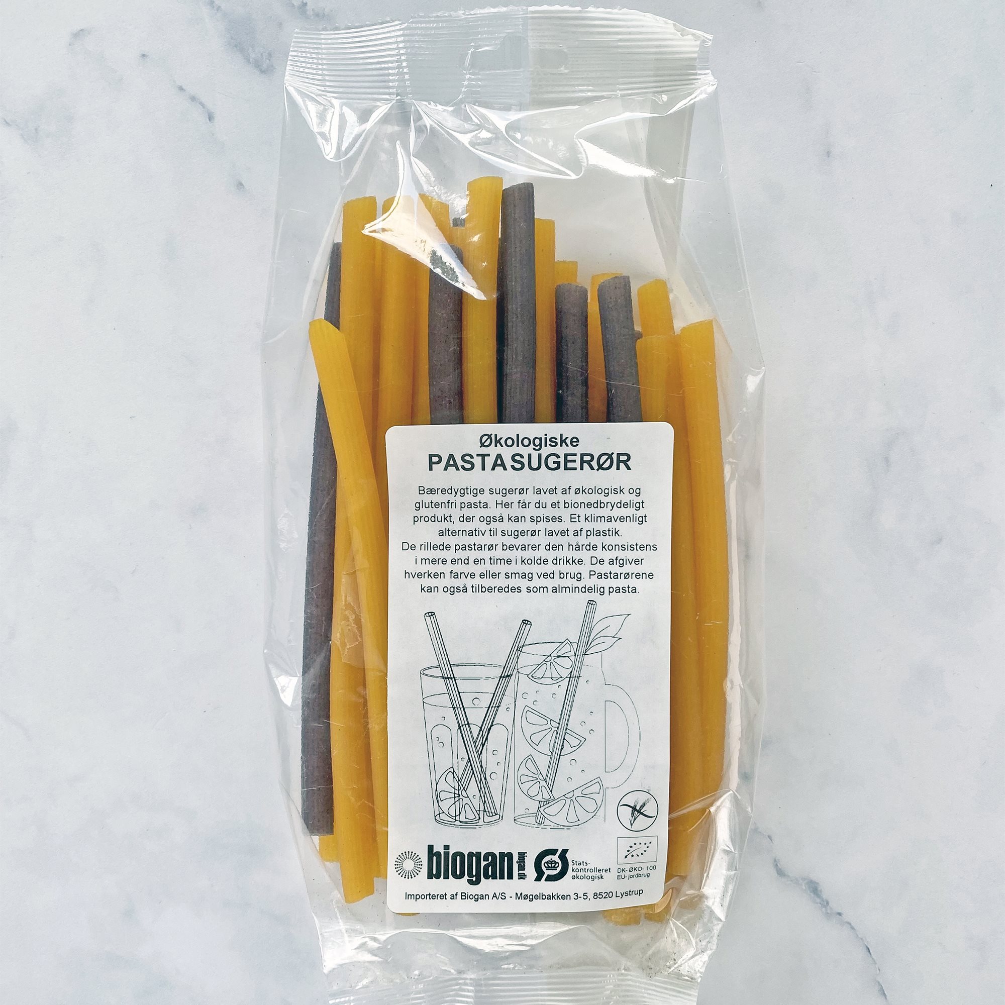 fuldstændig Hvor fint Enrich Økologisk pasta sugerør | Biogan
