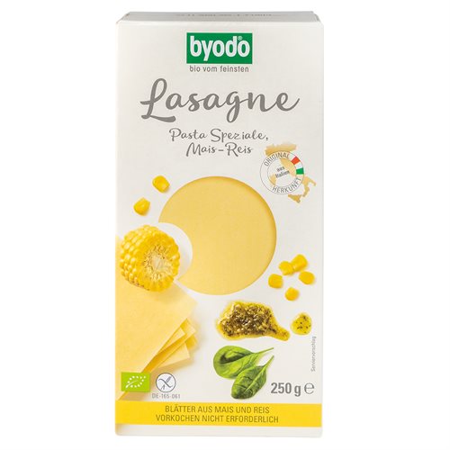 LASAGNEPLADER ris/majs 250g ØKO Glutenfri