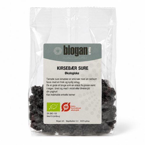 KIRSEBÆR sure 100g ØKO