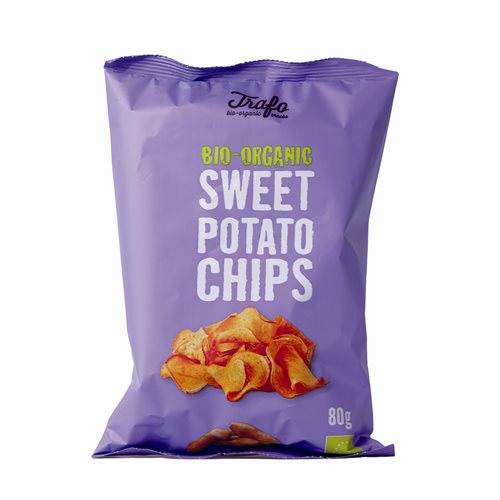 SWEET POTATOSCHIPS 80g ØKO Glutenfri