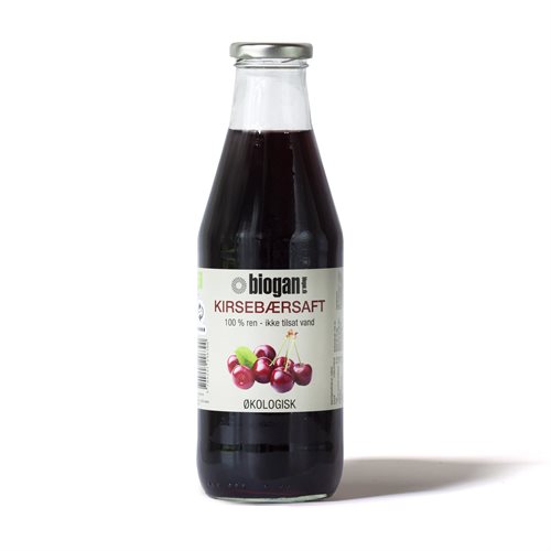 KIRSEBÆRSAFT 750ml 100% rensaft ØKO pant A