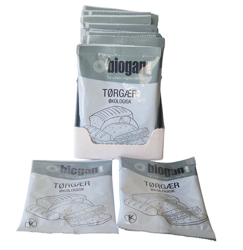 TØRGÆR 20 x 9g ØKO Glutenfri