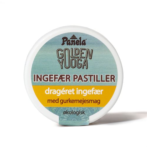INGEFÆR pastiller med gurkemejesmag  30g ØKO