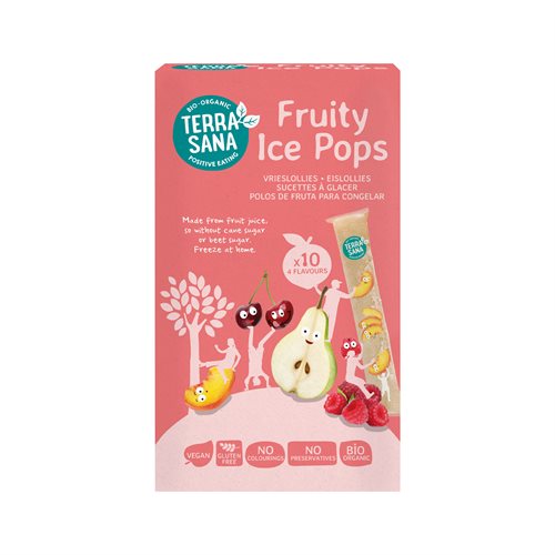 ICE POPS FRUITY 10 stk ØKO vegan