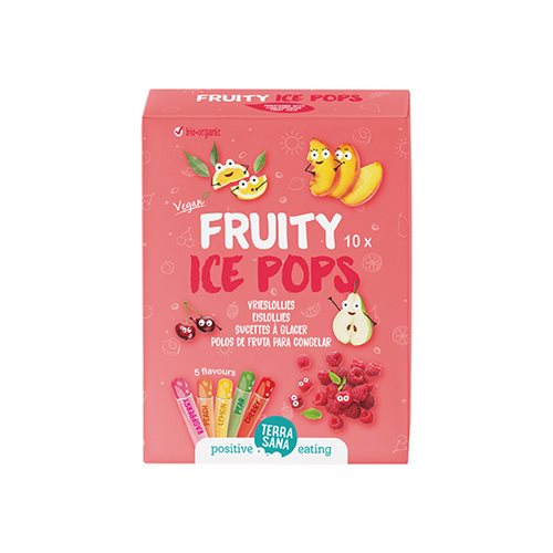 ICE POPS FRUITY 10 stk ØKO vegan