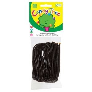 Snørebånd salt lakrids 100g Øko Glutenfri Candy Tree