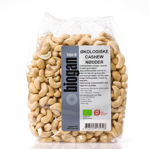 Økologiske cashewnødder | Biogan