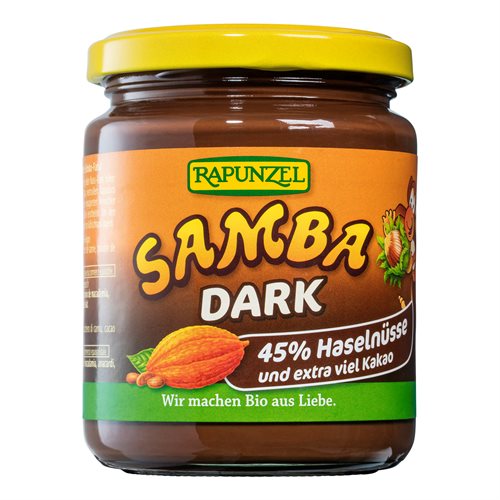 CHOKOLADECREME mørk samba 250g ØKO vegan