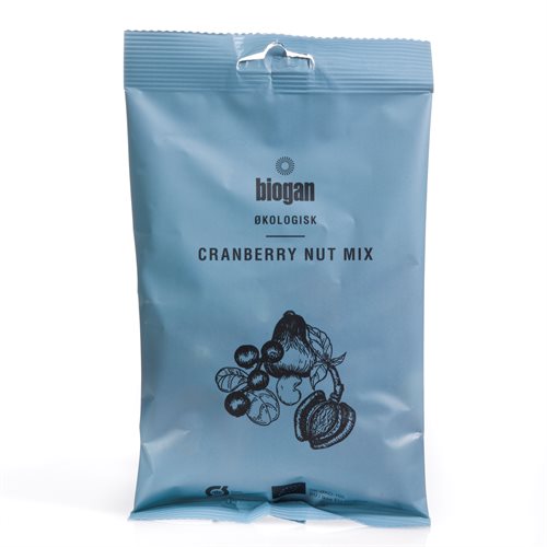 Økologisk cranberry nut mix nøddeblanding | Biogan